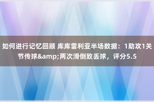 如何进行记忆回顾 库库雷利亚半场数据：1助攻1关节传球&两次滑倒致丢球，评分5.5